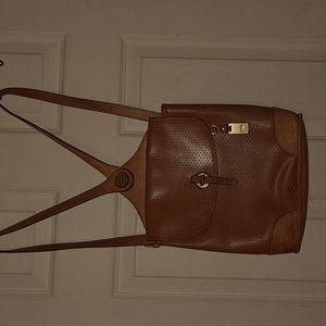 Vintage Dooney & Bourke Cabriolet Backpack -Tan